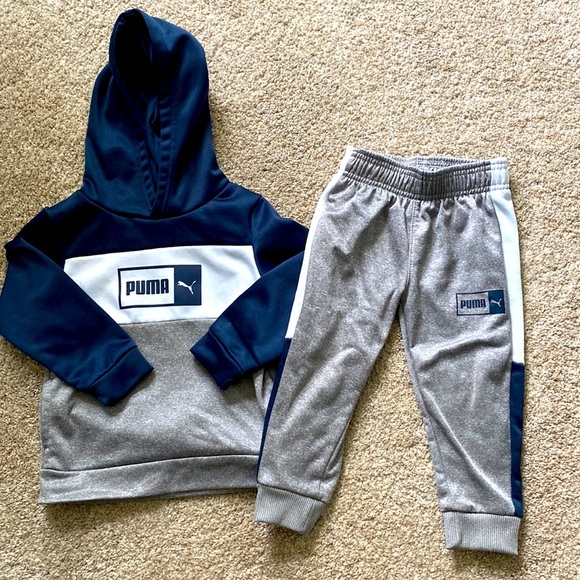 Boys PUMA Matching Sweatsuit size 3T - Picture 1 of 10